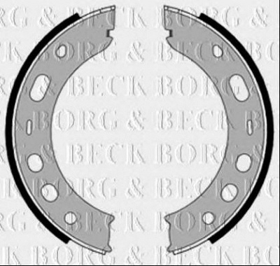 BORG & BECK bbs6477 -  Комплект тормозных колодок